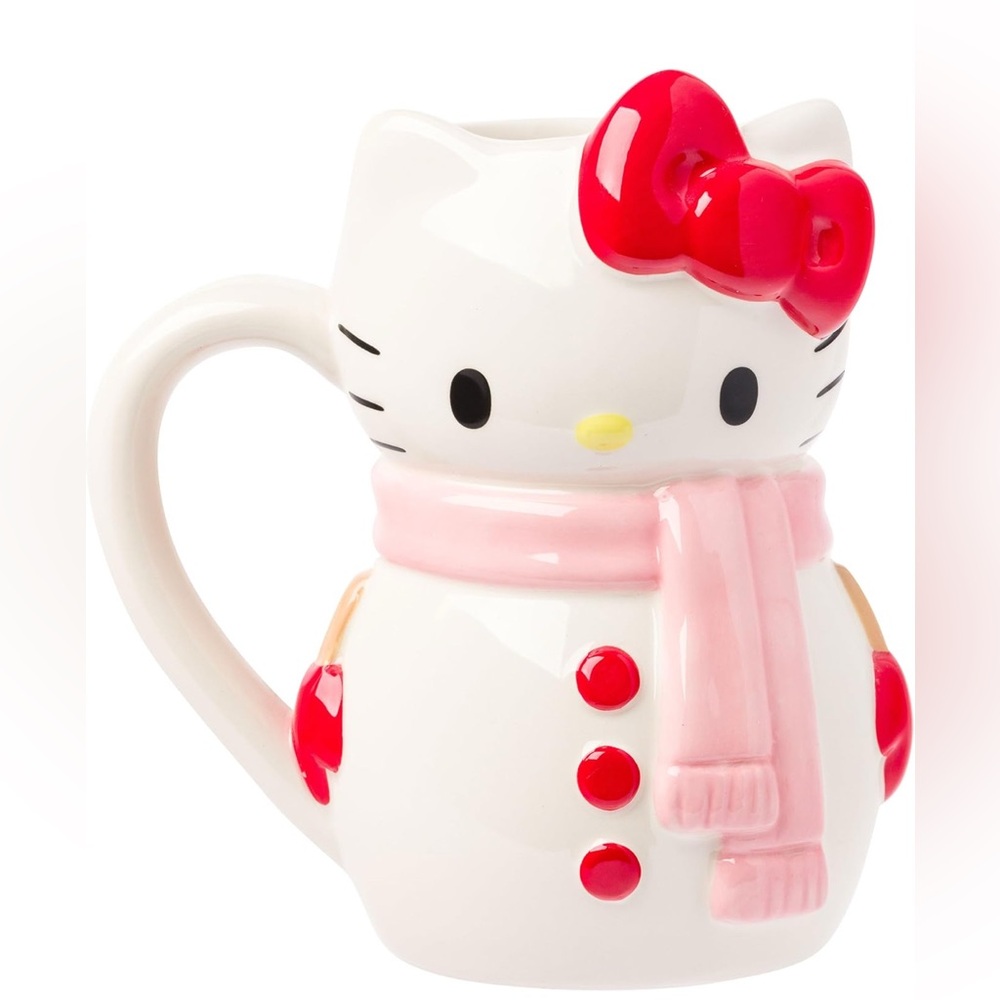 Hello Kitty Snowman Mug